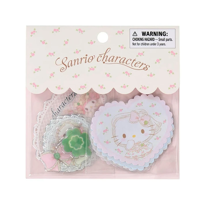 SANRIO ORIGINAL CHARACTERS STICKER SET FOREST LACE