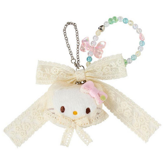 SANRIO ORIGINAL HELLO KITTY MASCOT BAG CHARM FOREST LACE