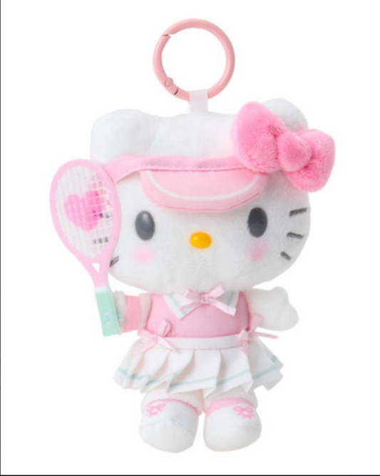 SANRIO ORIGINAL HELLO KITTY (GIRLS TENNIS CLUB) MASCOT HOLDER