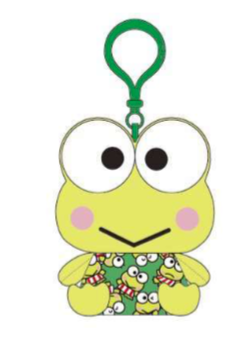 SANRIO KEROPPI PATTERN MASCOT CLIP ON