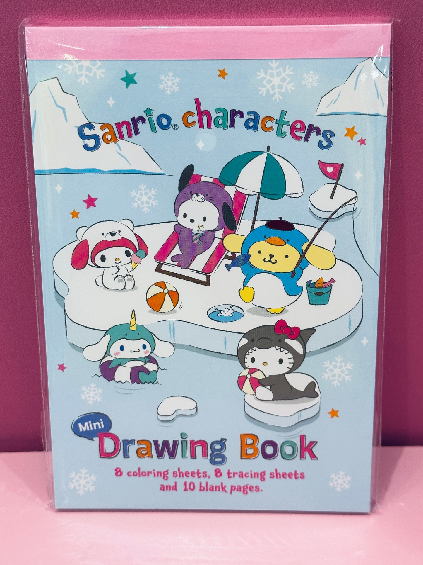 SANRIO CHARACTERS MINI DRAWING BOOK ICE ISLAND / 12