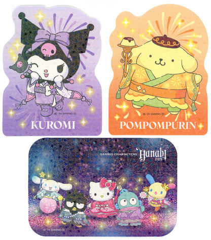 SANRIO 2024 HANABI KUJI STICKER SET MIX