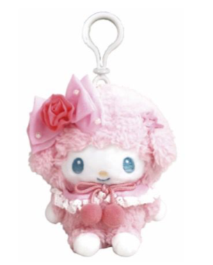 SANRIO MY SWEET PIANO MASCOT CLIP ON PINK ROSE