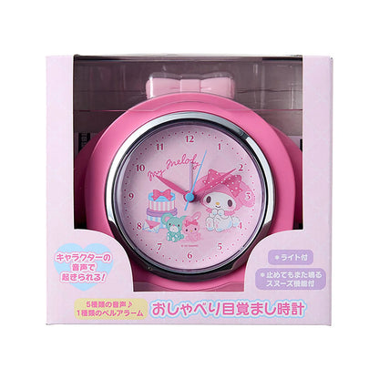 SANRIO MY MELODY ALARM CLOCK W/ LIGHT