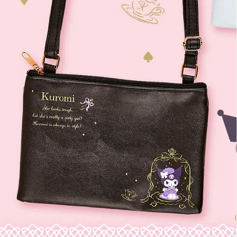 SANRIO JAPAN ORIGINAL KUROMI CROSS BODY POUCH