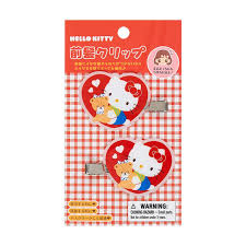 SANRIO ORIGINAL HELLO KITTY HAIR CLIP SET PERSONAL BELONGINGS FOREVER