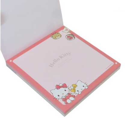 SANRIO ORIGINAL HELLO KITTY SQUARE MEMO PAD CHOCOLATE