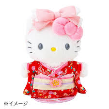 SANRIO ORIGINAL KIMONO DRESS UP OUTFIT SET  FOR PITATO FRIENDS PLUSH M