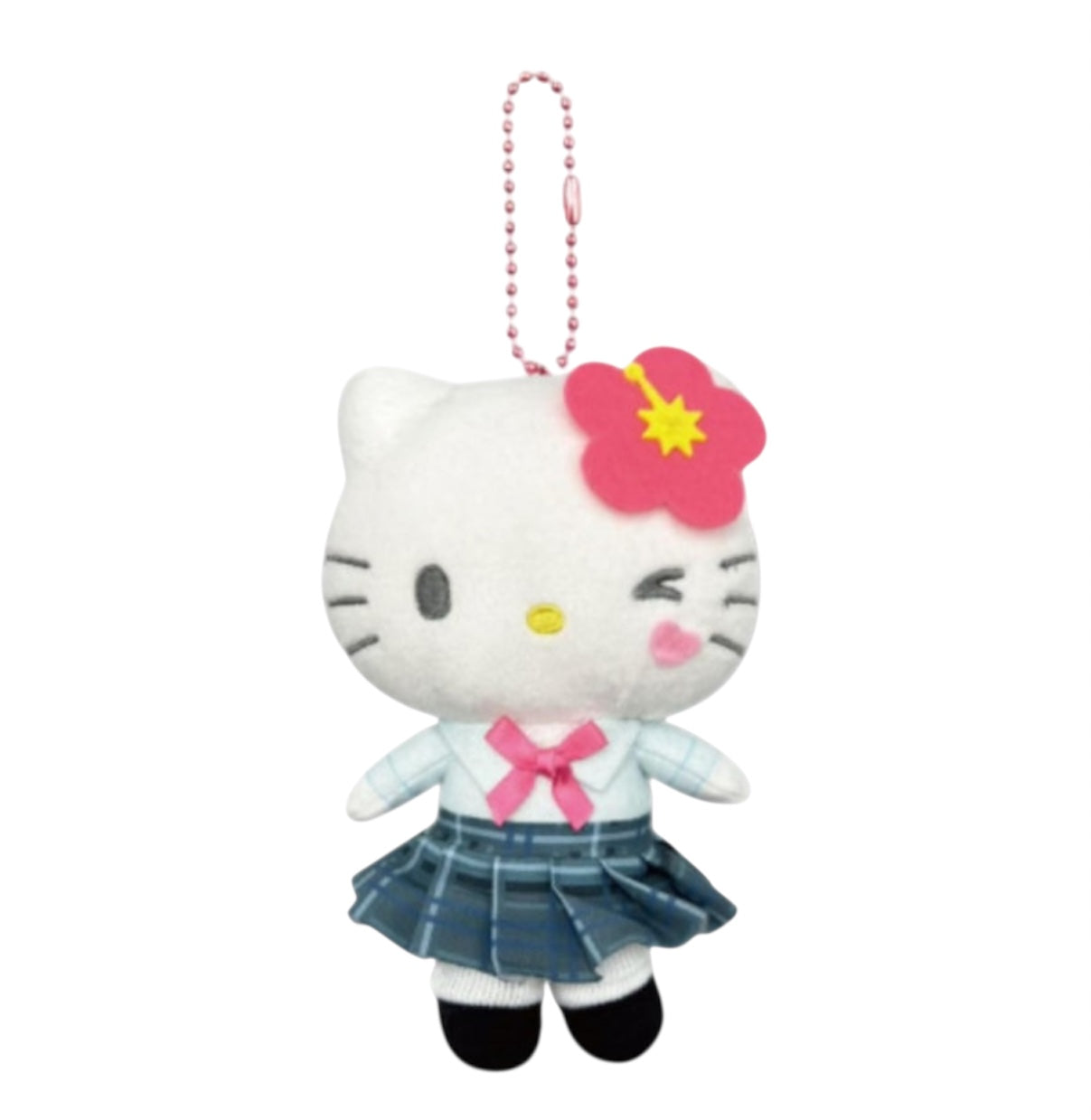SANRIO HELLO KITTY UNIFORM  BALL CHAIN MASCOT POUCH