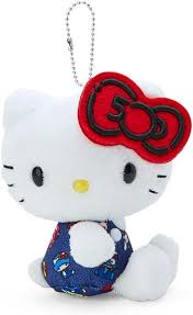 SANRIO JAPAN ORIGINAL HELLO KITTY 50TH ANNIVERSARY EVERYONE MASCOT / PLUSH