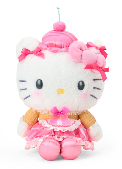 SANRIO ORIGINAL HELLO KITTY DREAMY ICE CREAM PLUSH TOY