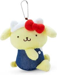 SANRIO JAPAN ORIGINAL POMPOMPURIN HK 50TH ANNIVERSARY EVERYONE MASCOT / PLUSH