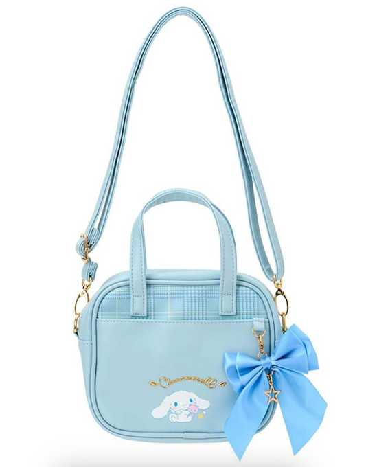 SANRIO ORIGINAL CINNAMOROLL KIDS SHOULDER CROSSBODY BAG IVORY BIG RIBBON
