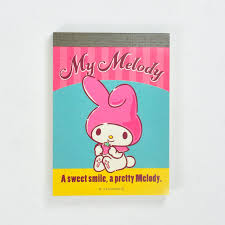 SANRIO ORIGINAL MY MELODY MINI NOTEPAD RETRO