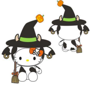 SANRIO HELLO KITTY 10 IN PLUSH MOZZARELLA HALLOWEEN TOKIDOKI