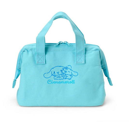SANRIO ORIGINAL CINNAMOROLL INSULATED LUNCH BAG WITH WHITE FRAME