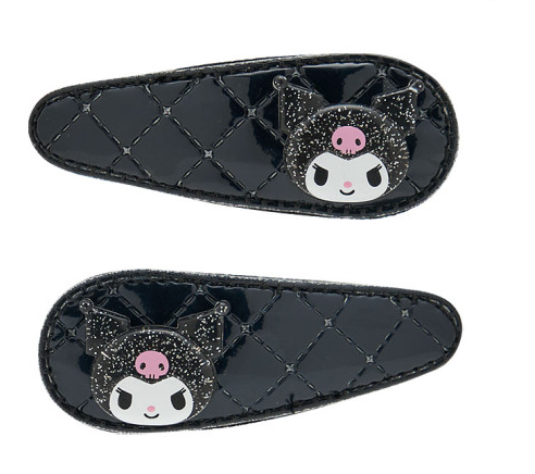 SANRIO ORIGINAL KUROMI HAIR PIN SET METALLIC