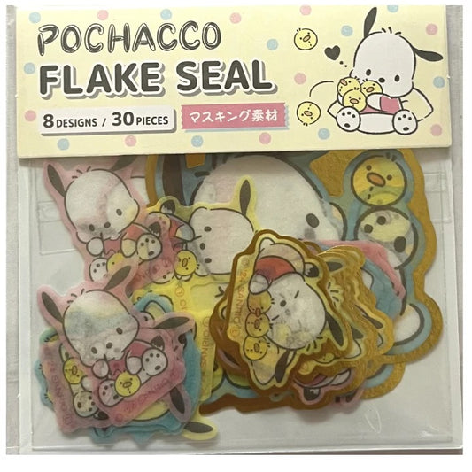 SANRIO ORIGINAL POCHACCO FLAKE SEAL PC