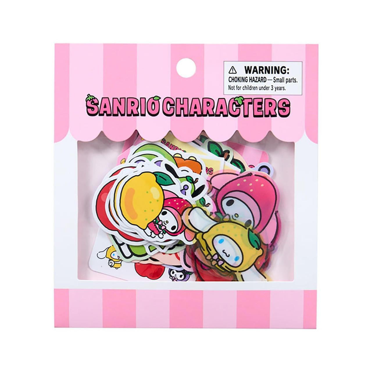 SANRIO ORIGINAL CHARACTERS STICKER SET FRUIT DESIGN