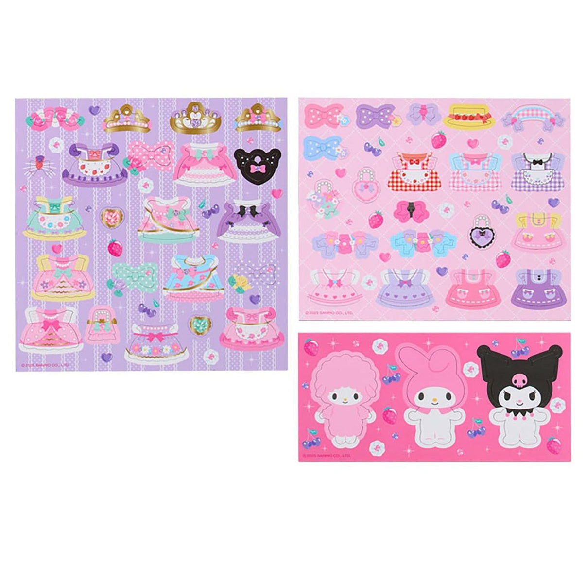 SANRIO KUROMI DRESS UP MAGNETIC TOY SET