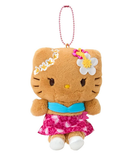 SANRIO ORIGINAL HELLO KITTY MASCOT HOLDER PINK ENDLESS SUMMER VACATION