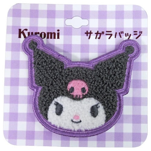 SANRIO ORIGINAL KUROMI EMBROIDERY PIN KU