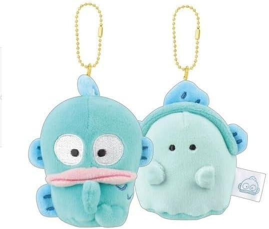 SANRIO ORIGINAL HANGYODON X OBAKANE MASCOT KEYCHAIN