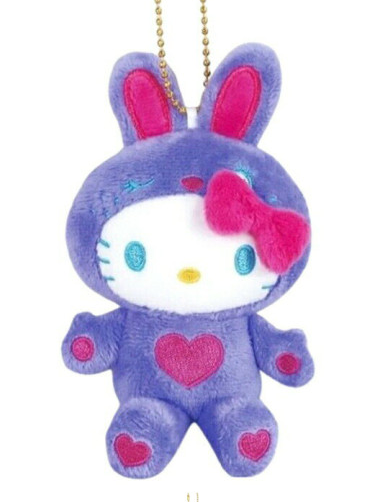 SANRIO ORIGINAL HELLO KITTY MASCOT CHARM / PLUSH BUNNY COLLECTION PURPLE 2025