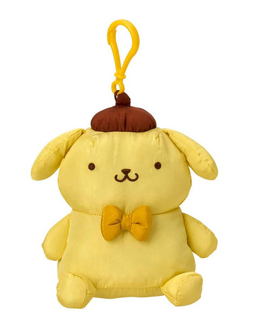 SANRIO ORIGINAL POMPOMPURIN MASCOT HOLDER FLUFFY KIDS