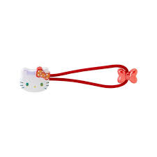 SANRIO JAPAN ORIGINAL HELLO KITTY MASCOT HAIR TIE RED