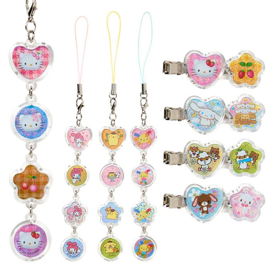 SANRIO ORIGINAL CHARACTERS OHAJIKI STICKER STYLE ACCESSORY STRAP BLIND BOX  HEISEI ERA GIRL'S ITEM