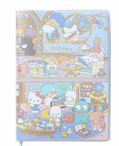 SANRIO JAPAN ORIGINAL CHARACTERS DIARY BOOK B6 2025 CALENDAR