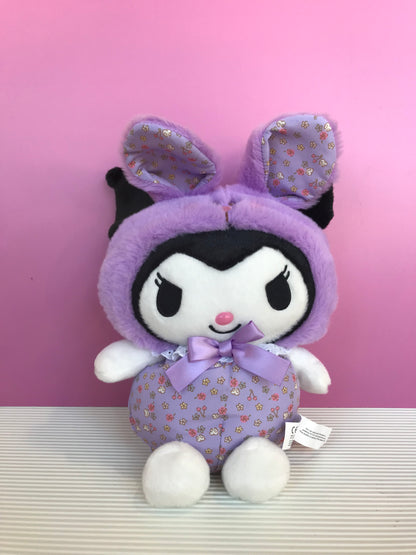 KUROMI  11 IN PLUSH FLOWER BUNNY