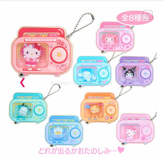 SANRIO OTHER SECRET CUSTOM ACRYLIC CHARM RADIO CASSETTE DESIGN BLIND BOX