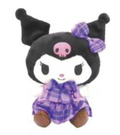 SANRIO KUROMI 8 INCHES UNIFORM PLUSH