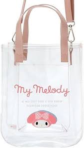 SANRIO JAPAN ORIGINAL MY MELODY CLEAR SHOULDER HANDBAG