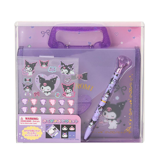 SANRIO ORIGINAL KUROMI LETTER WRITING PLAY SET