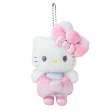 SANRIO HELLO KITTY MASCOT HOLDER 50TH THE FASHONABLE RIBBONS BIRTHDAY