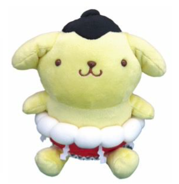 SANRIO POMPOMPURIN 10 INCHES SUMO PLUSH