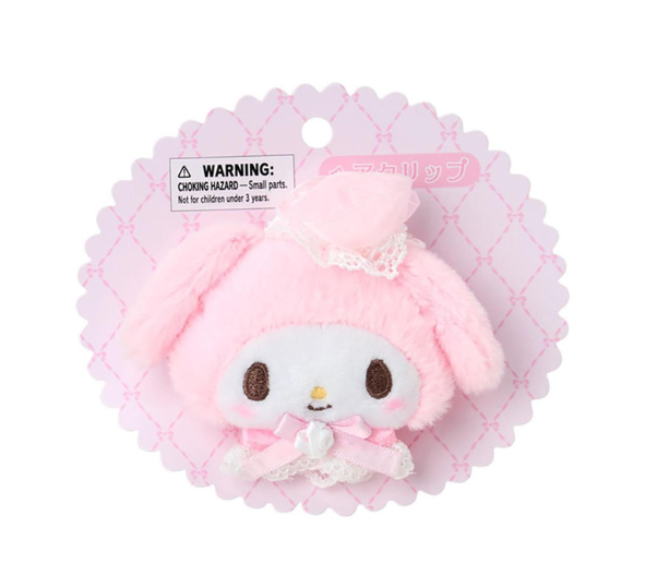 SANRIO ORIGINAL MY MELODY PLUSH HAIR CLIP LADY