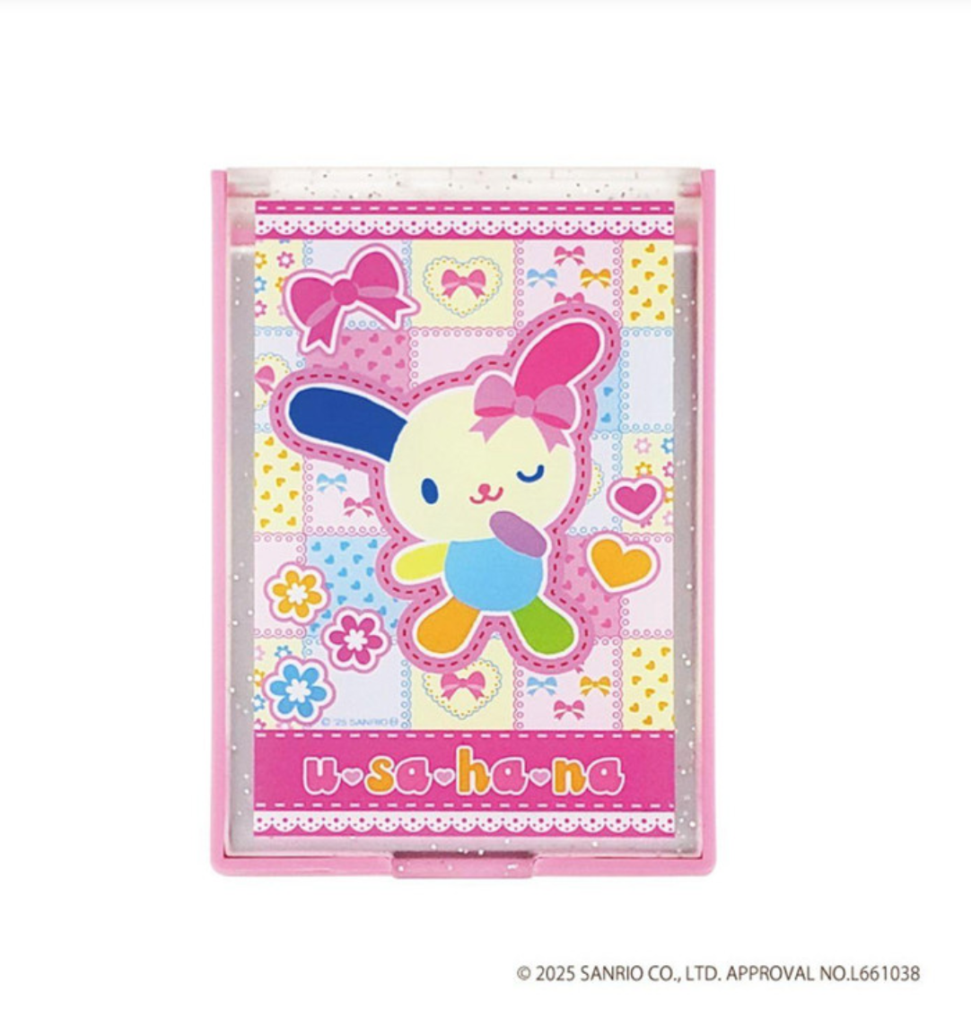 SANRIO ORIGINAL USAHANA FOLDING MIRROR PINK