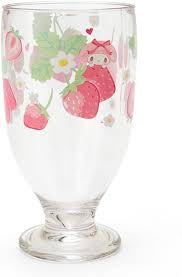 SANRIO JAPAN ORIGINAL MY MELODY DRINKING GLASS COLORFUL FRUIT