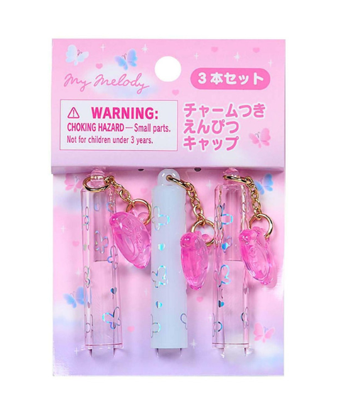 SANRIO ORIGINAL MY MELODY CHARM PENCIL CAP SET