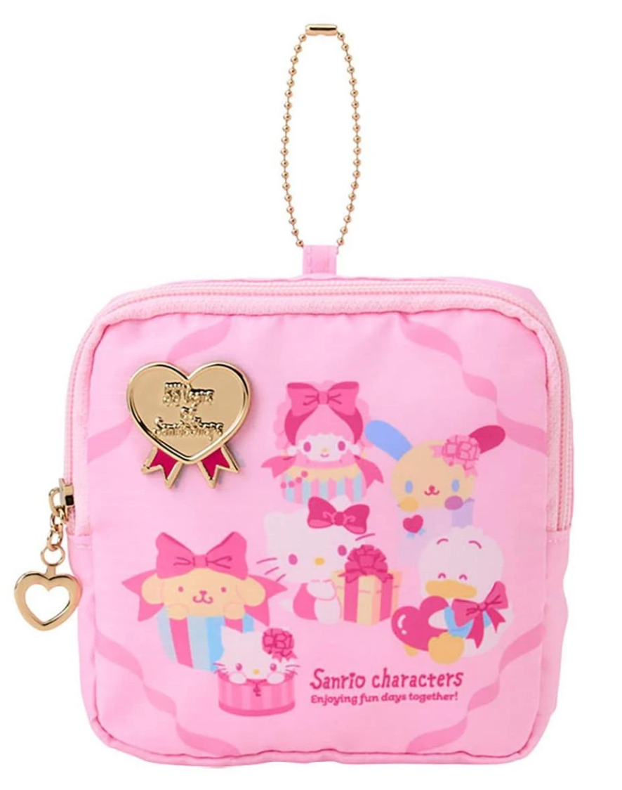 SANRIO ORIGINAL CHARACTERS WRAPPING PAPER ECO BAG WITH CASE