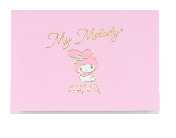 SANRIO ORIGINAL MY MELODY MESSAGE MINI PAD