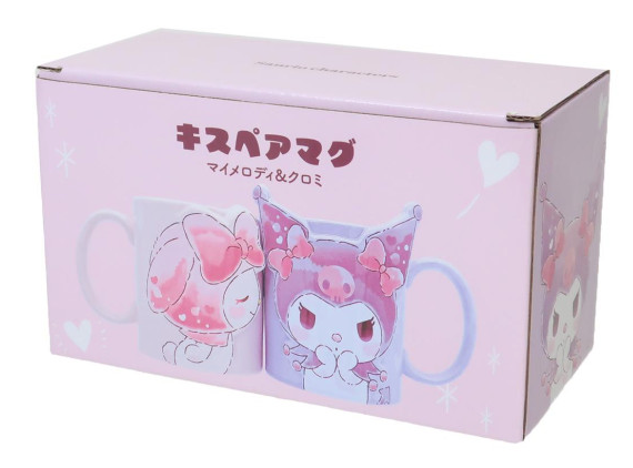 SANRIO ORIGINAL MY MELODY & KUROMI PAIR MUG SET