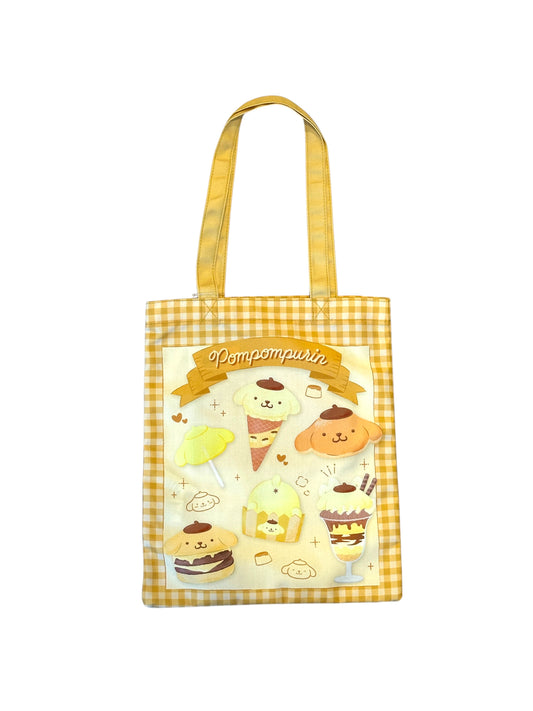 SANRIO POMPOMPURIN TOTE BAG FOOD