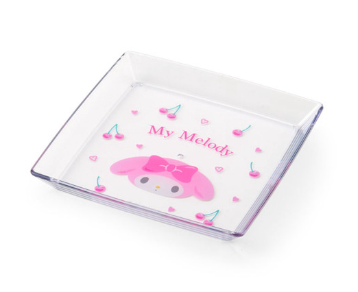 SANRIO ORIGINAL MY MELODY CHERRY SQUARE PLATE