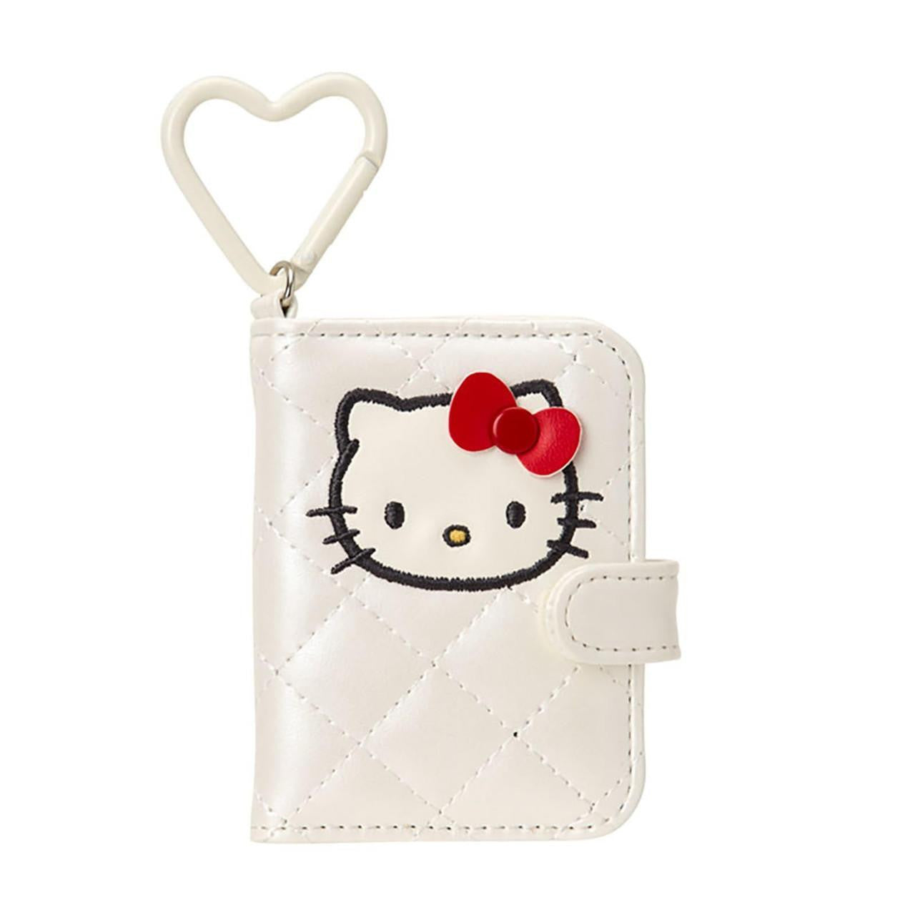 SANRIO ORIGINAL HELLO KITTY NOTEBOOK SHAPED DOUBLE MIRROR MINIATURE QUILT WHITE
