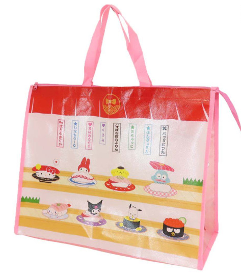 SANRIO ORIGINAL SUSHI SHOPPING BAG (XL) PINK